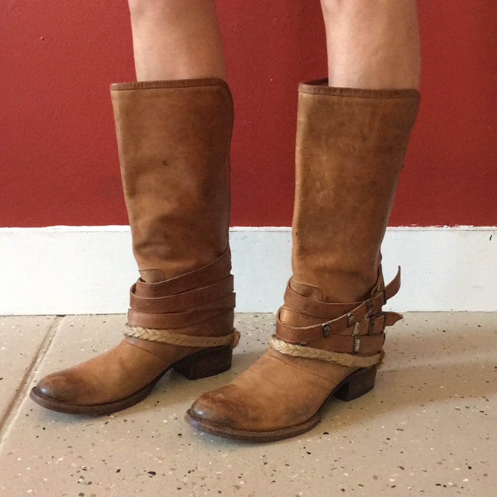 Freebird buckle boots